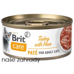Konzerva BRIT Care Cat Turkey Paté with Ham