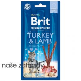 BRIT Premium by Nature Cat Sticks with Turkey a Lamb