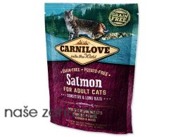 CARNILOVE Salmon Adult Cats Sensitive and Long Hair 400 g