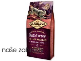 CARNILOVE Duck and Turkey Large Breed cats Muscles, Bones, Joints 6 kg