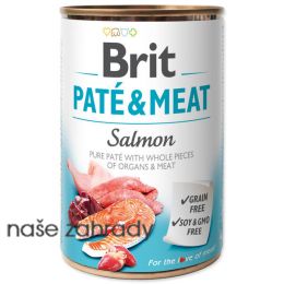 Konzerva BRIT Paté & Meat Salmon 400 g
