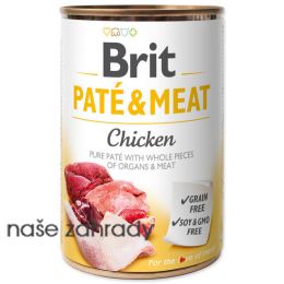 Konzerva BRIT Paté & Meat Chicken 400 g