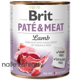 Konzerva BRIT Paté and Meat Lamb 800 g