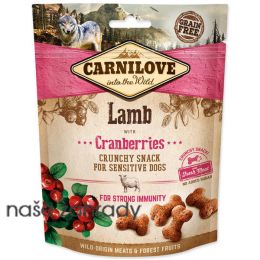 CARNILOVE Dog Crunchy Snack Lamb with Cranberries with fresh meat