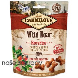 CARNILOVE Dog Crunchy Snack Wild Boar with Rosehips with fresh meat
