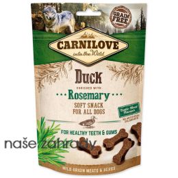 CARNILOVE Dog Semi Moist Snack Duck enriched with Rosemary