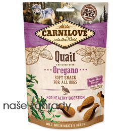 CARNILOVE Dog Semi Moist Snack Quail enriched with Oregano