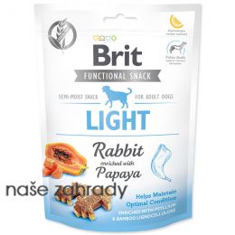 Pamlsky BRIT Care Dog Functional Snack Light Rabbit