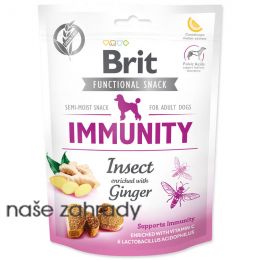 Pamlsky BRIT Care Dog Functional Snack Immunity Insect