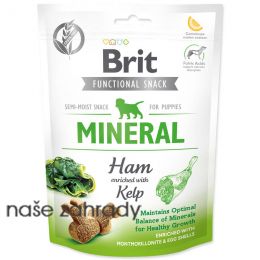 Pamlsky BRIT Care Dog Functional Snack Mineral Ham for Puppies