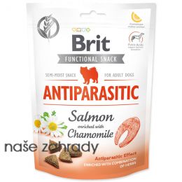 Pamlsky BRIT Care Dog Functional Snack Antiparasitic Salmon