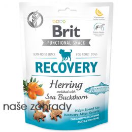 Pamlsky BRIT Care Dog Functional Snack Recovery Herring