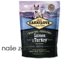 CARNILOVE Salmon & Turkey for Puppies 1,5 kg