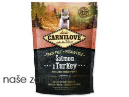 CARNILOVE Salmon & Turkey for Large Breed Puppy 1,5 kg