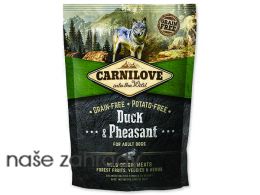 Krmivo CARNILOVE Duck & Pheasant for Adult 1,5 kg