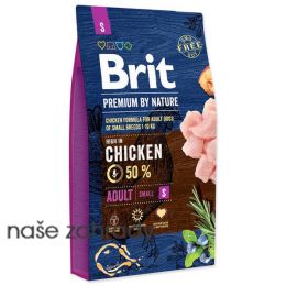 Krmivo BRIT Premium by Nature Adult S 8 kg