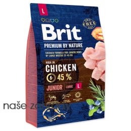 Krmivo BRIT Premium by Nature Junior L 3 kg