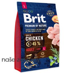 Krmivo BRIT Premium by Nature Adult L 3 kg