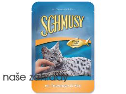 Kapsička Schmusy Fish tuňák a rýže 100 g