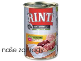 Konzerva Rinti Senior kuře 400g