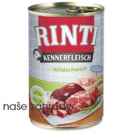 Konzerva RINTI Kennerfleisch divočák 400 g