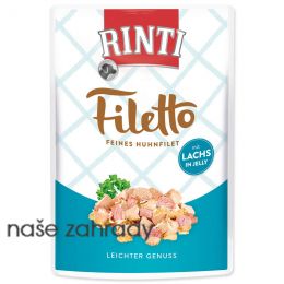 Kapsička RINTI Filetto kuře a losos v želé 100 g