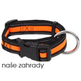 Obojek DOG FANTASY Neoprene oranžový M