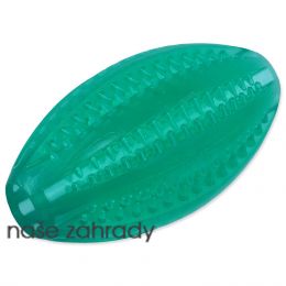 Míček DOG FANTASY DENTAL MINT rugby zelený 9cm
