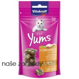 VITAKRAFT Cat Yums Huhn a Katzengras