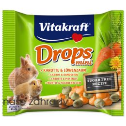 Drops VITAKRAFT Happy Karotte Rabbit 40g