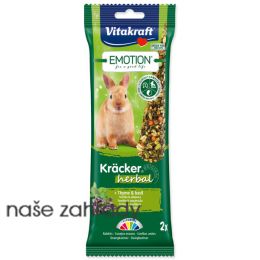 Tyčinky VITAKRAFT Emotion kracker králík herbal