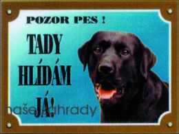 Tabulka labradorský retriever černý