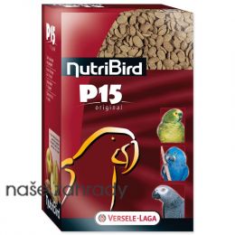 Krmivo NutriBird P15 Original pro velké papoušky 1kg