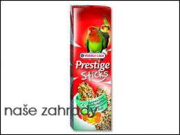 Tyčinky Prestige exotické ovoce pro střední papoušky