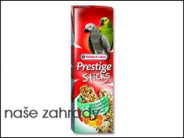 Tyčinky Prestige exotické ovoce pro velké papoušky