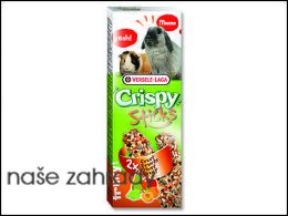 Tyčinky Crispy s ovocem pro králíky a morčata