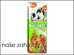 Tyčinky pro králíky a morčata Crispy s mrkví a petrželkou