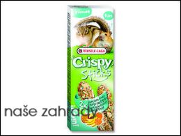 Tyčinky Crispy s exotickým ovocem pro křečky a veverky