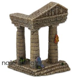 Dekorace AQUA EXCELLENT Zřícenina chrámu 7,5 cm