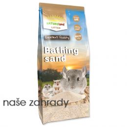 Písek NATURELAND koupací pro činčily 1kg