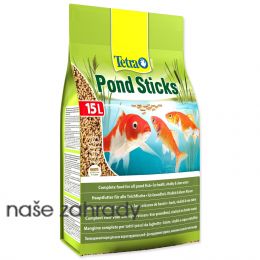 Krmivo pro ryby TETRA Pond Sticks 15 l