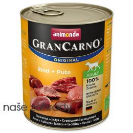 Konzerva ANIMONDA Gran Carno hovězí a krůta 800 g