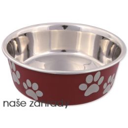 Miska TRIXIE nerezová - plastový povrch 12 cm