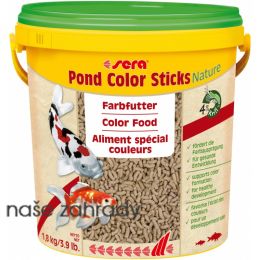 Krmivo SERA Color Stick Natural 10 l