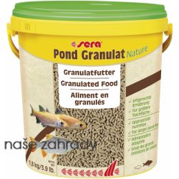 Krmivo SERA Pond Granulat Nature 10 L