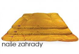 Poduška Lusso zlatá 100cm