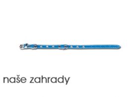 Obojek BONNIE hvězdičky 30 x 1,2 modrá