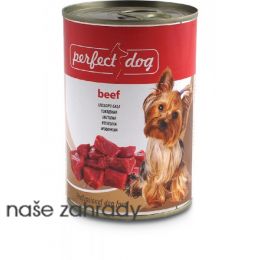 Konzerva Perfect Dog hovězí 400 g