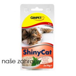 Konzerva Shiny Cat kuře 2 x 70 g