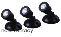 Power LED light 3 x 1 W automatic